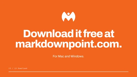 Download it free at markdownpoint.com